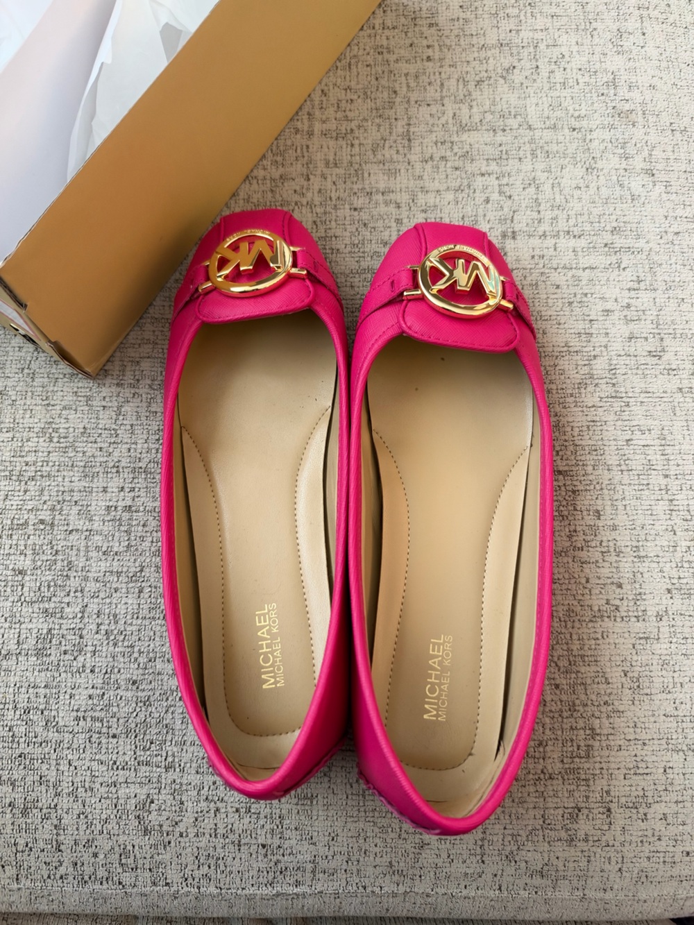 Michael Kors hot pink flats (size 7.5)